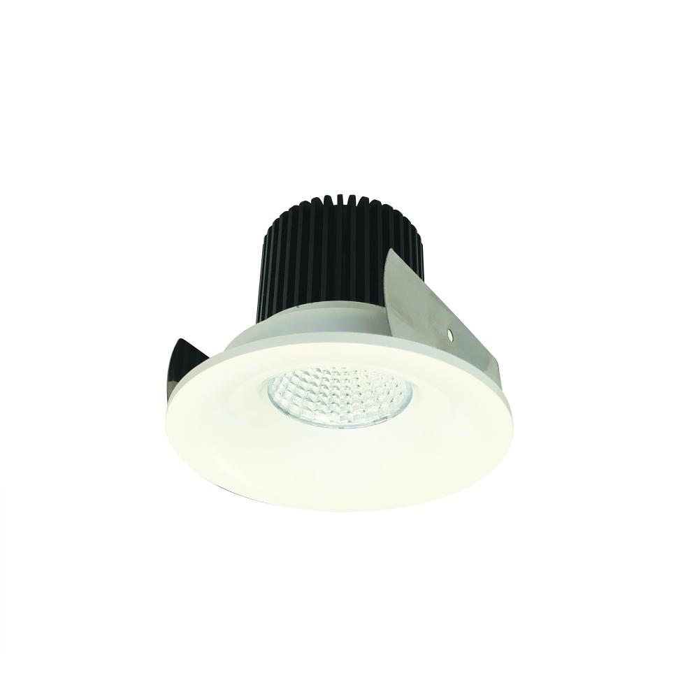 2" Iolite LED Round Bullnose, 1000lm / 14W, 4000K, White Finish