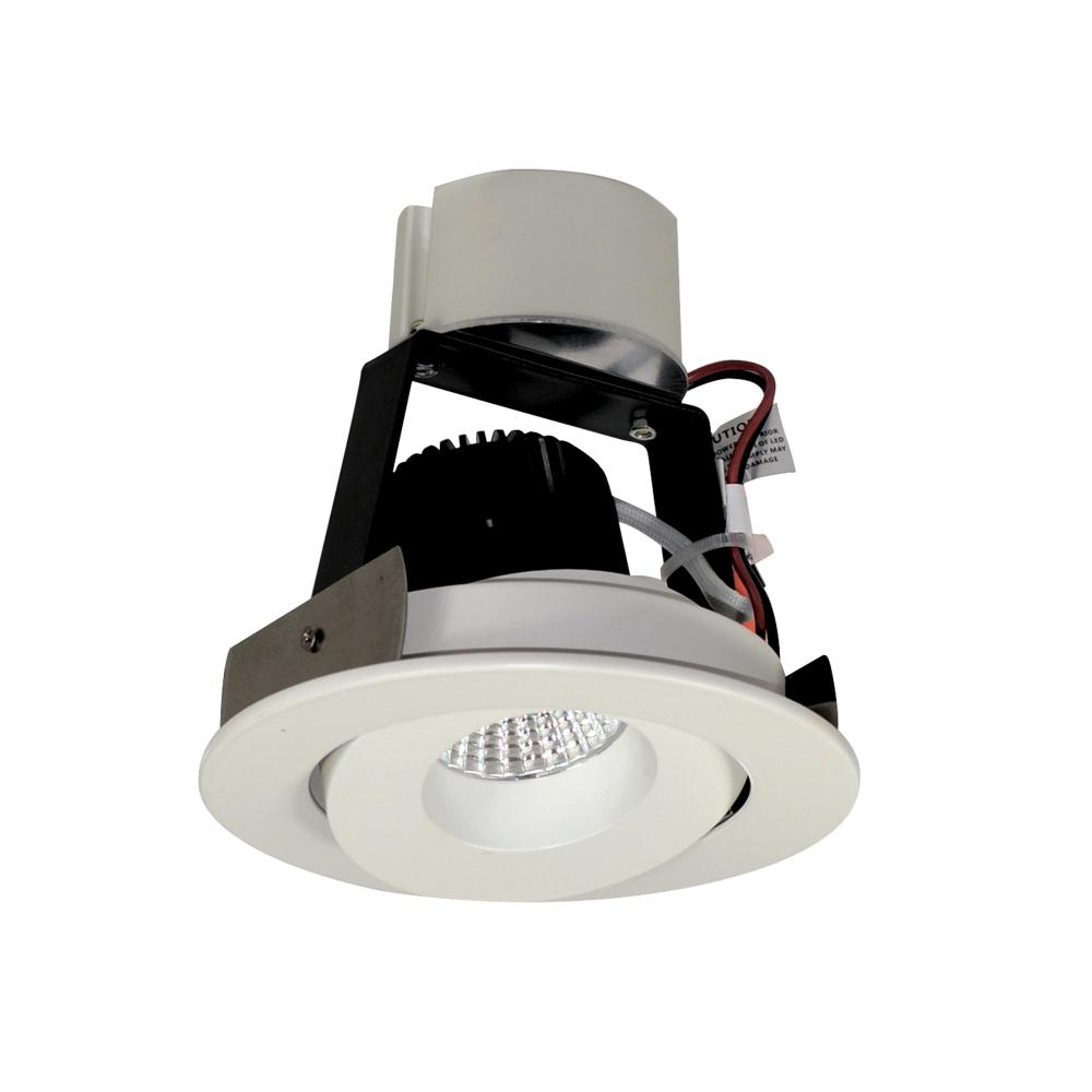 4" Iolite LED Round Adjustable Gimbal Retrofit, 800lm / 14W, 5000K, White Finish