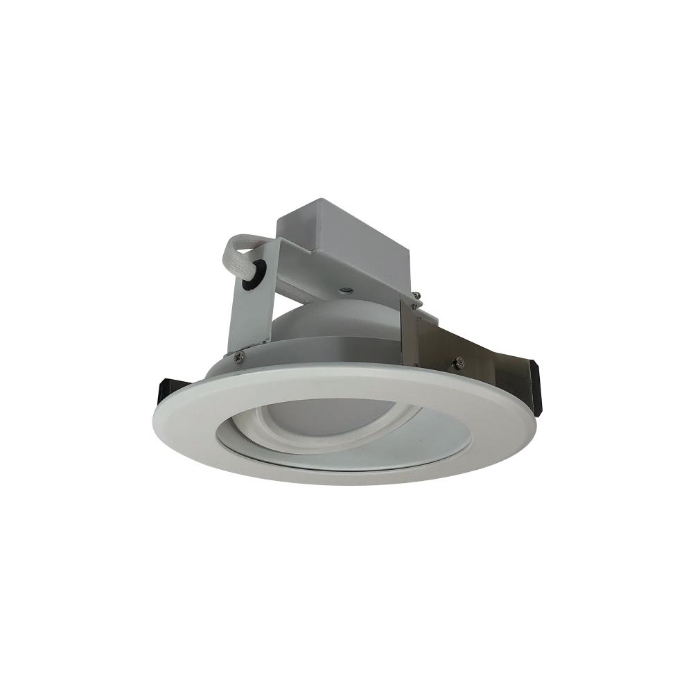 5" Cobalt Adjustable LED Retrofit, 1200lm / 14W, 2700K, White Reflector / White Flange