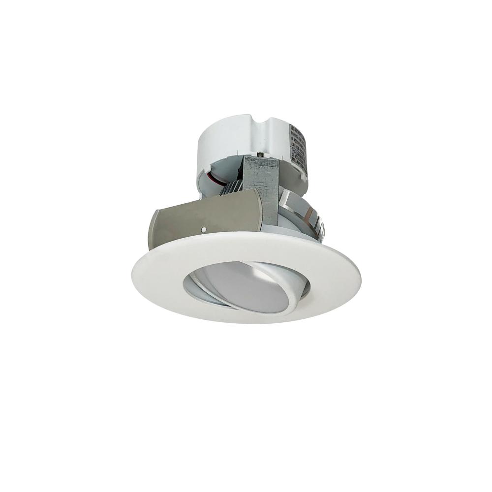 4" Onyx LED Adjustable Retrofit, 700lm / 10.5W, 4000K, White finish