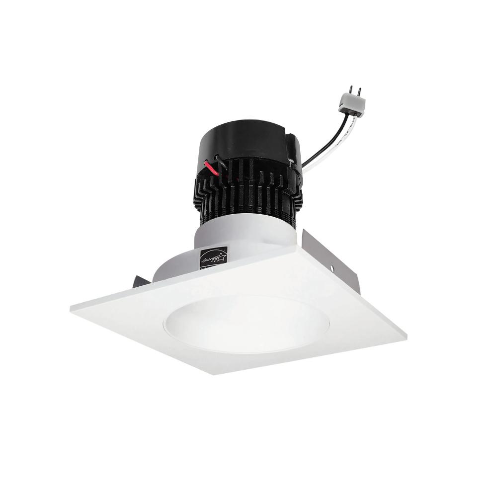 4" Pearl Low Voltage LED Square Retrofit Reflector with Round Aperture, 1150lm / 11W, 4000K,