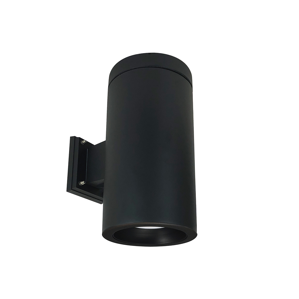 6" Cobalt Wall Mount Cylinder, Black, 750L, 2700K, Bronze Reflector, 120V Triac/ELV Dimming