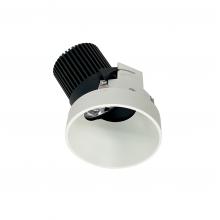 Nora NIO-4RTSLA40QWW - 4" Iolite LED Round Trimless Adjustable Slot, 10-Degree Optic, 850lm / 12W, 4000K, White Finish