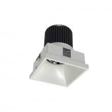 Nora NIO-4STLNDC27QWW - 4" Iolite LED Square Trimless Downlight, 10-Degree Optic, 850lm / 12W, 2700K, White Finish