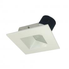 Nora NIO-4SW27XWW/10 - 4" Iolite LED Square Wall Wash, 1000lm / 14W, 2700K, White Reflector / White Flange