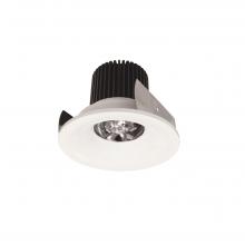 Nora NIOB-2RNB30QWW - 2" Iolite LED Round Bullnose, 10-Degree Optic, 850lm / 12W, 3000K, White Finish