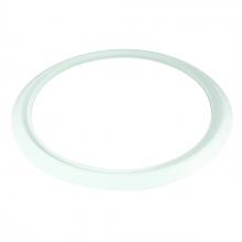 Nora NLCBC-6OR-W - Round Oversize Ring for 6" Cobalt Retrofits, White Finish