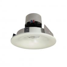 Nora NPR-4RNB27XWW - 4" Pearl LED Round Bullnose Retrofit, 1000lm / 12W, 2700K, White Finish