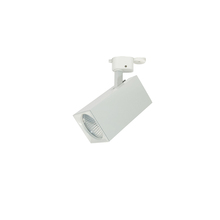 Nora NTE-85433F935W - Jason LED Track Head, Square, 2800lm, 38W, 3500K, 90+ CRI, Flood, White