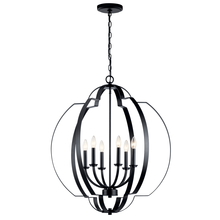 Kichler 42139BK - Foyer Chandelier 6Lt