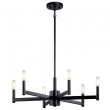 Kichler 43859BK - Chandelier 6Lt