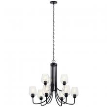 Kichler 44378BKCS - Chandelier 9Lt