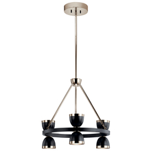 Kichler 52417BKLED - Chandelier 6Lt LED