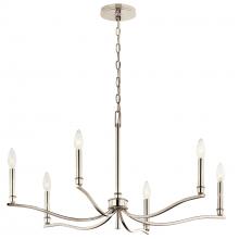 Kichler 52695PN - Chandelier 6Lt