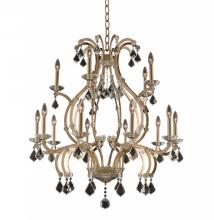 Kalco Allegri 029652-038-FR001 - Duchess (10+5) Light 2 Tier Chandelier