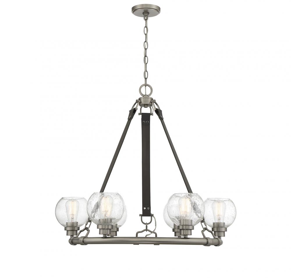 Bozeman 6-Light Chandelier in Antique Nickel