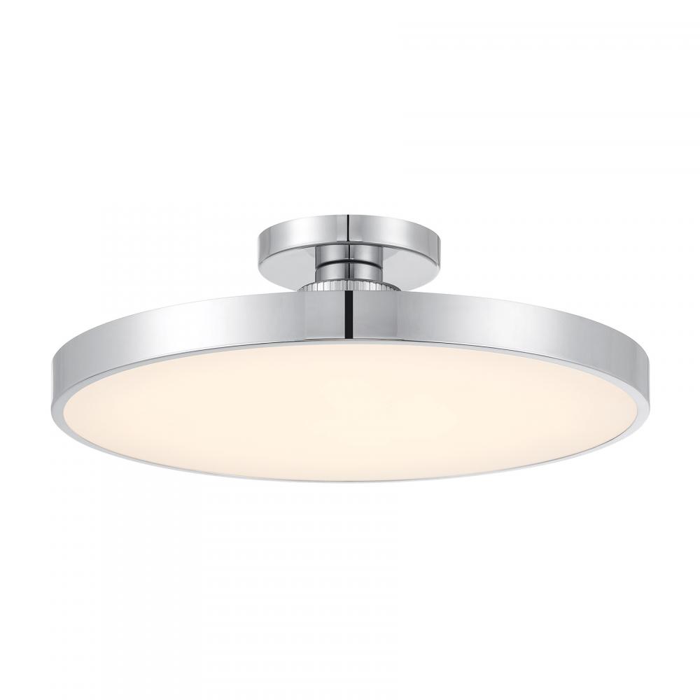 Thayer 1-Light LED Ceiling Light in Chrome