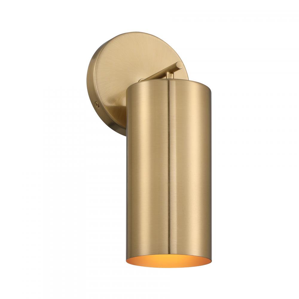 Lio 1-Light Wall Sconce in Noble Brass by Breegan Jane