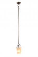 Kalco 1851AC/FROST - Tribecca 1 Light Mini Pendant