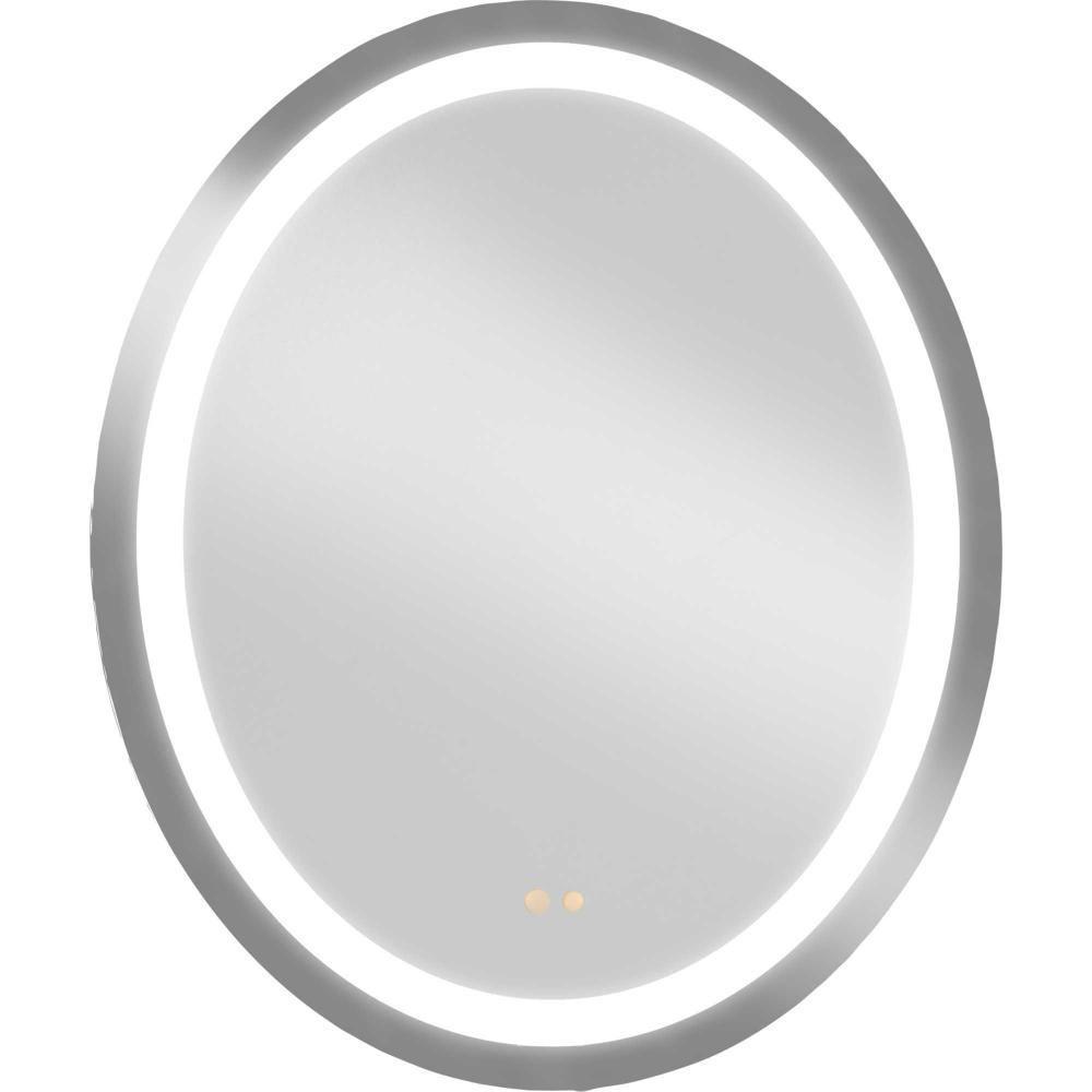 Captarent Collection 30in. x 36 in. Oval Illuminated Integrated LED White Color Selectable Modern Mi