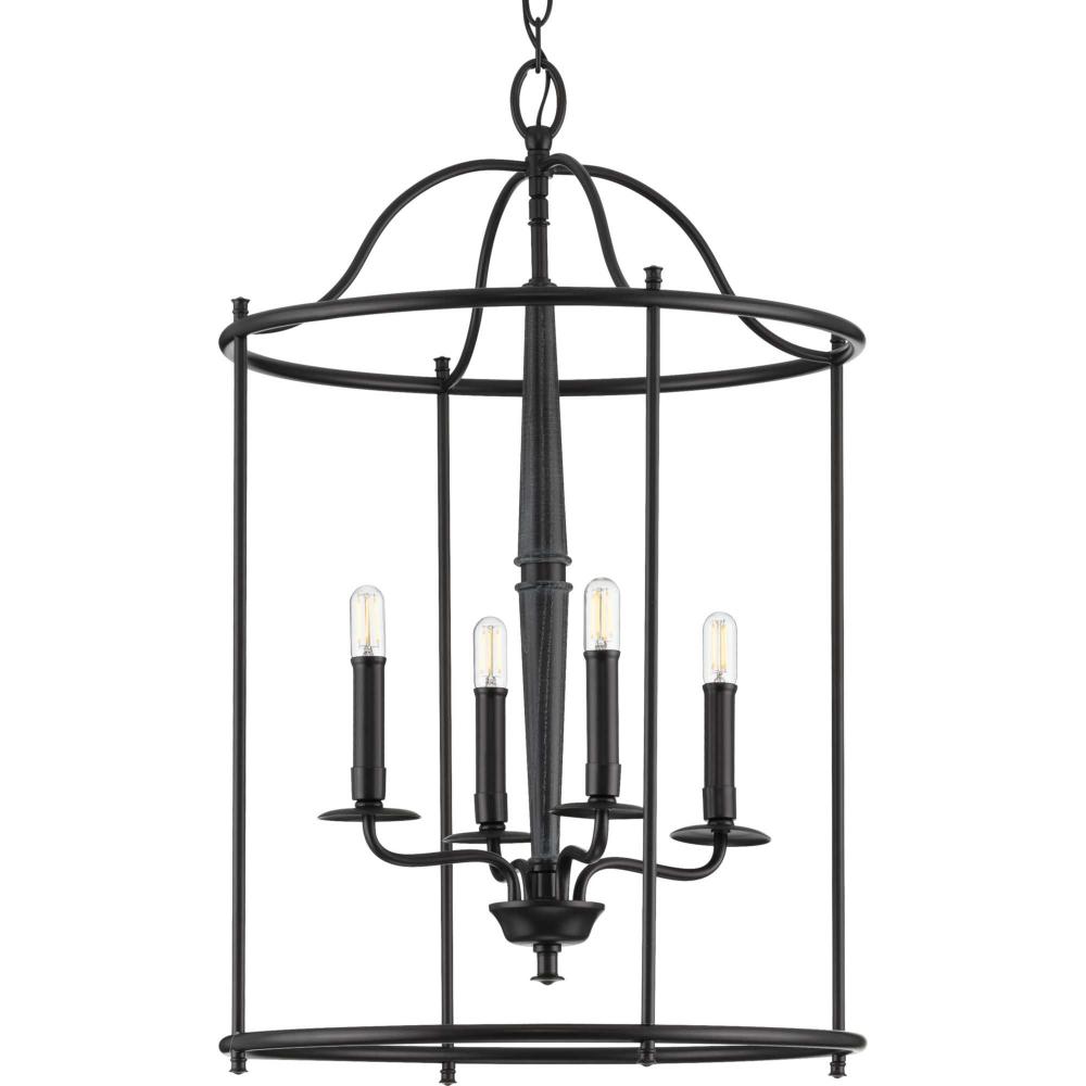 Durrell Collection Four-Light Black Medium Foyer