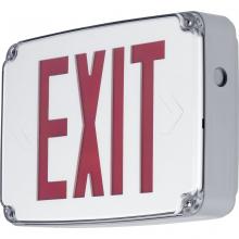 Progress PEWLE-SR-30 - Wet Location LED Emergency Exit Sign Single Face Red Letters