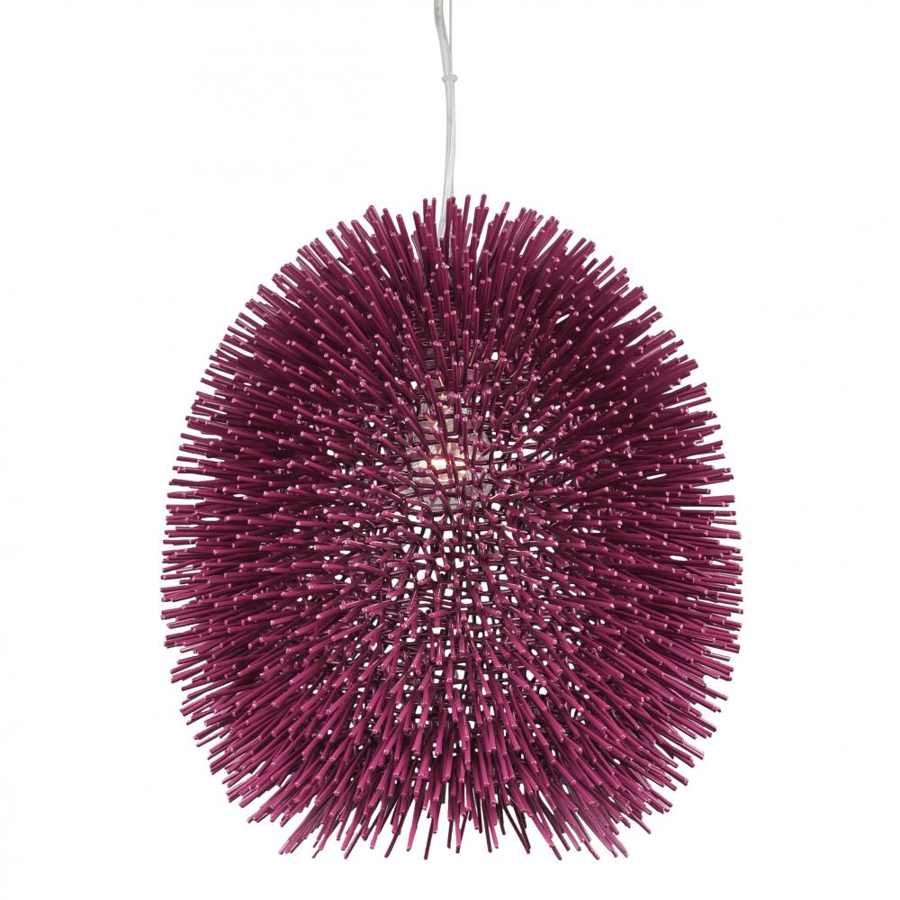 Urchin 1-Lt Pendant - Plum