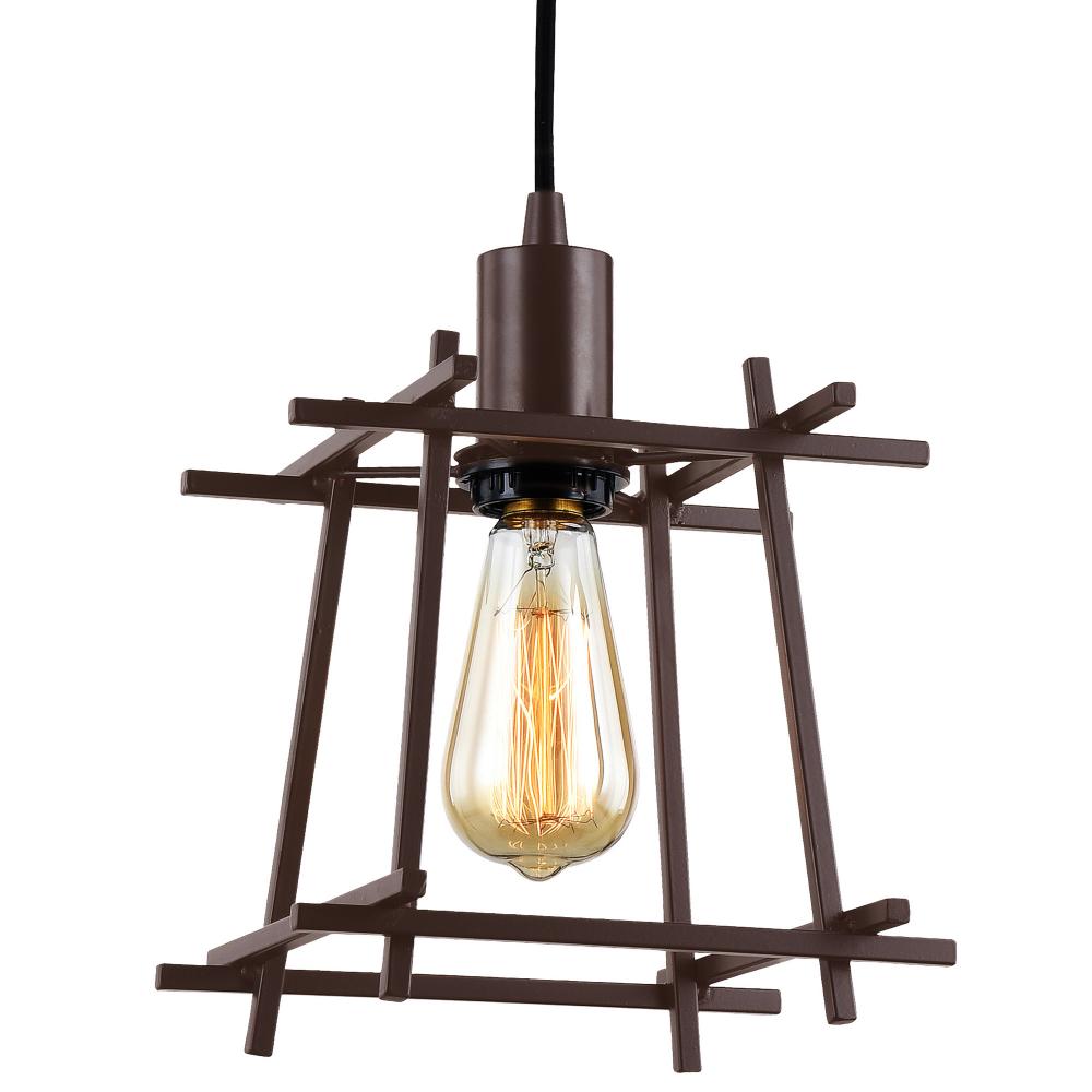 Hashtag 1-Lt Large Mini Pendant - Warm Bronze