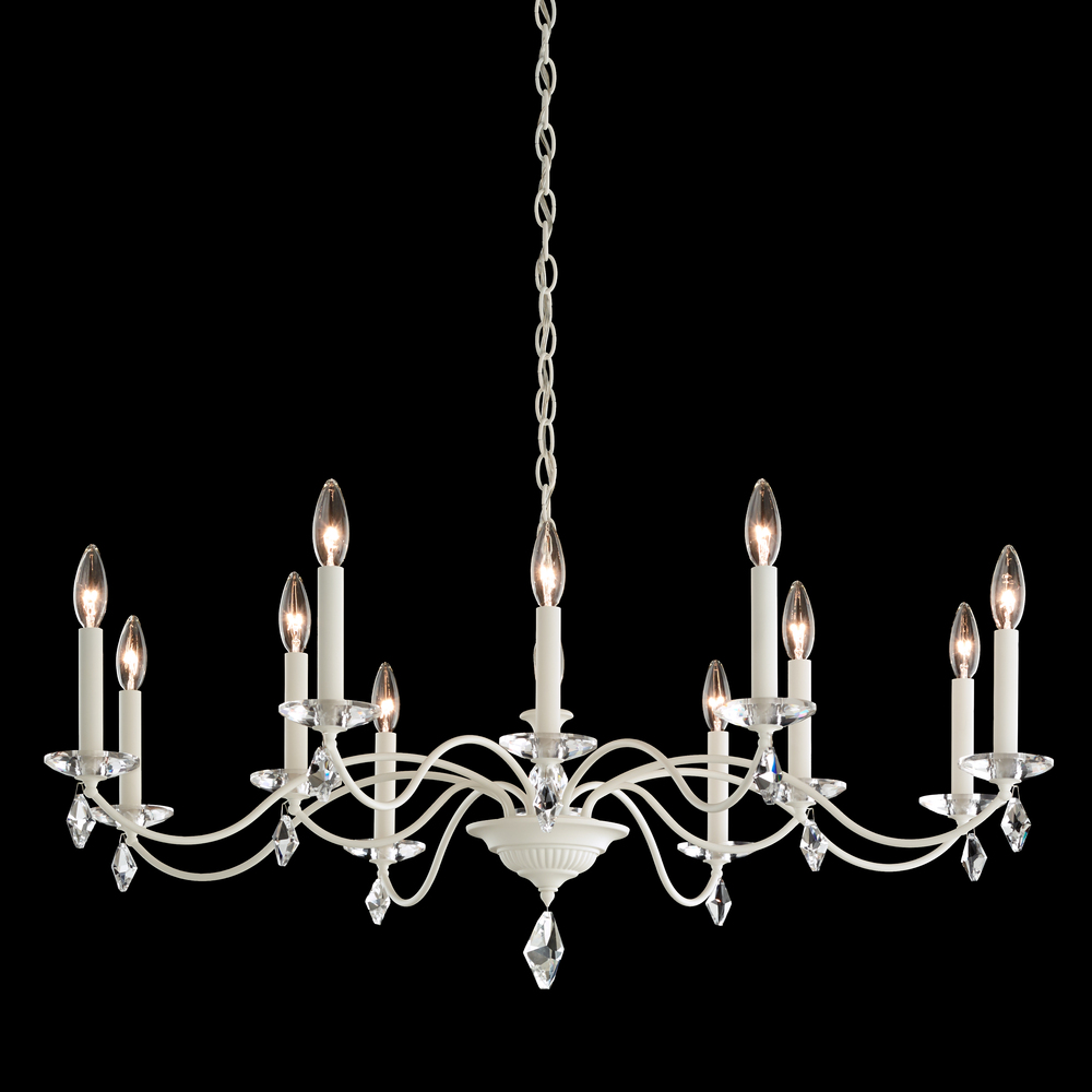 Modique 12 Light 120V Chandelier in Heirloom Gold with Heritage Handcut Crystal