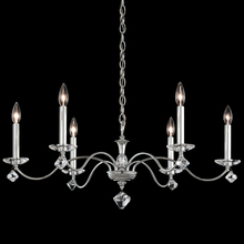 Schonbek 1870 MD1006N-06H - Modique 6 Light 120V Chandelier in White with Heritage Handcut Crystal