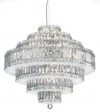 Schonbek 1870 6677O - Plaza 31 Light 120V Pendant in Polished Stainless Steel with Optic Crystal