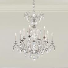 Schonbek 1870 RN3872N-22H - Renaissance Nouveau 12 Light 120V Chandelier in Heirloom Gold with Heritage Handcut Crystal