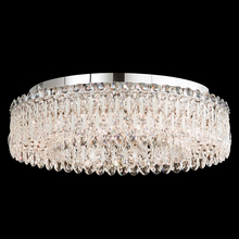 Schonbek 1870 RS8347N-06H - Sarella 12 Light 120V Flush Mount in White with Heritage Handcut Crystal