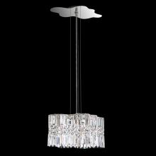 Schonbek 1870 SPU120N-SS1O - Selene 15in LED 3000K 120V Mini Pendant in Stainless Steel with Clear Optic Crystal