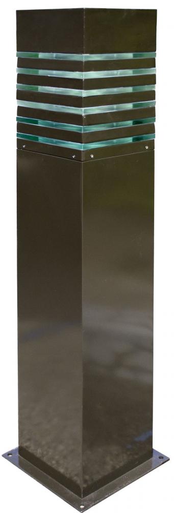 STEEL SQUARE BOLLARD 13W DL-S13-GU24 120V