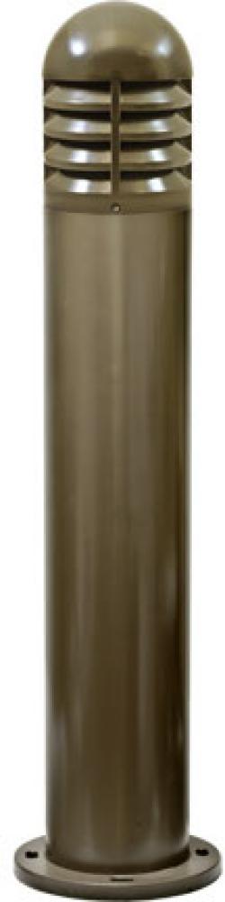 FIBERGLASS LOUVERED BOLLARD 50W HPS 120V