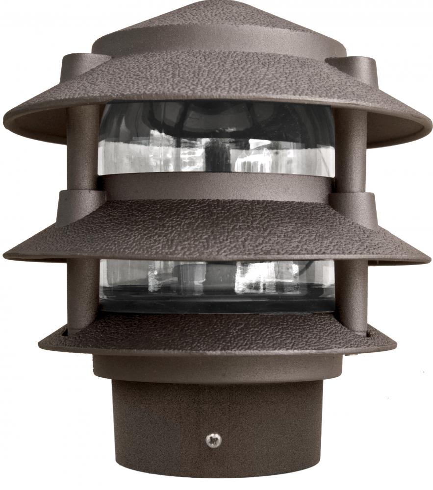 PAGODA FIX 3 TIER 6" TOP 3"BASE 4W LED 120V