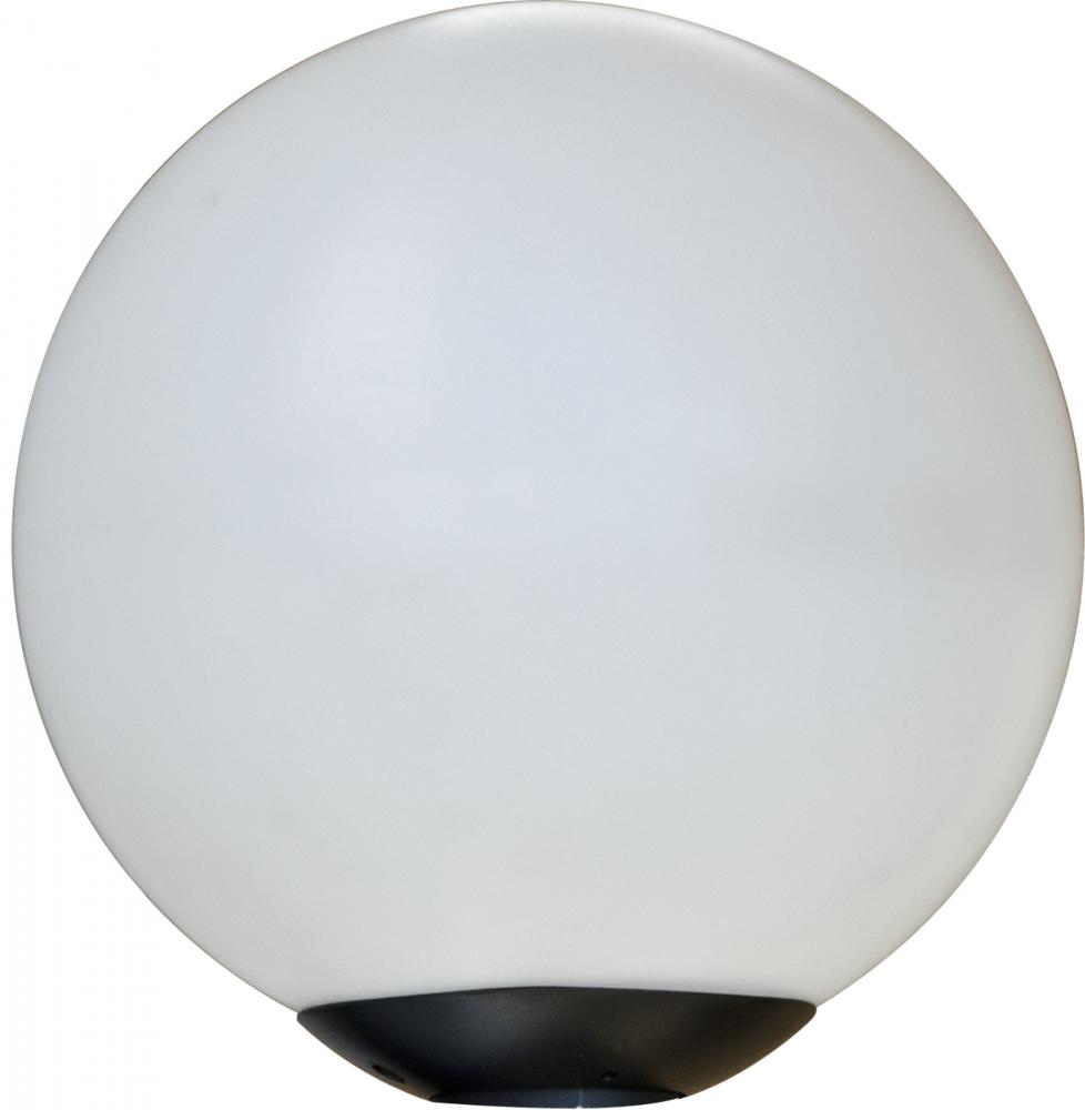 13" GLOBE FIX BLACK 16W LED 85-265V