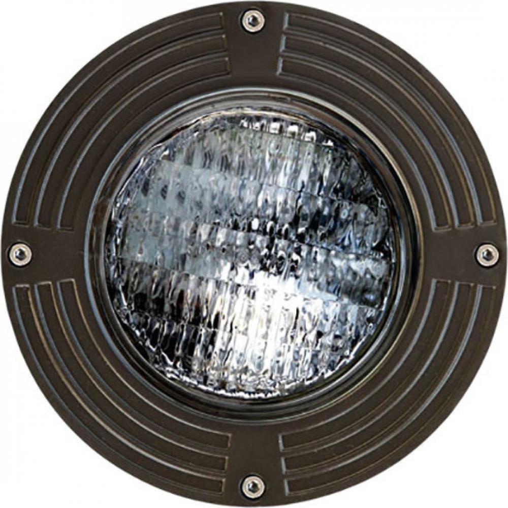 FIBERGLASS WELL LIGHT W/O GRILL 6W LED PAR36 12V