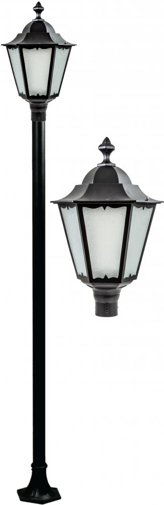 CAST ALUM LANTERN POST FIXTURE 35 WATT HPS 120V