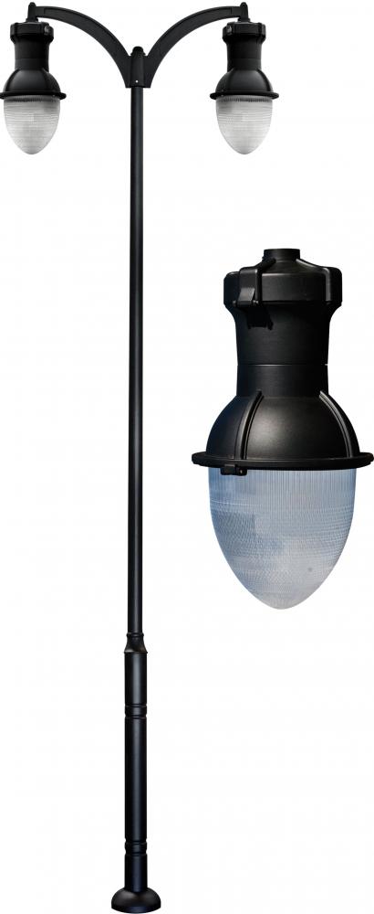 DROP LIGHT POST LIGHT FIX 2 X 100W HPS 120V