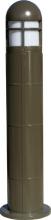 Dabmar D142-35-BZ - FIBERGLASS BOLLARD OPEN CAGE 35W HPS 120V