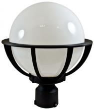 Dabmar GM260-LED16-B - CAST ALUM 10" GLOBE POST TOP FIX LED 16W 120V