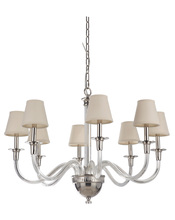 Craftmade 48028-PLN - 8 Light Chandelier