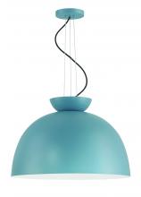 Craftmade 59192-DB - Ventura Dome 1 Light Pendant in Dusty Blue