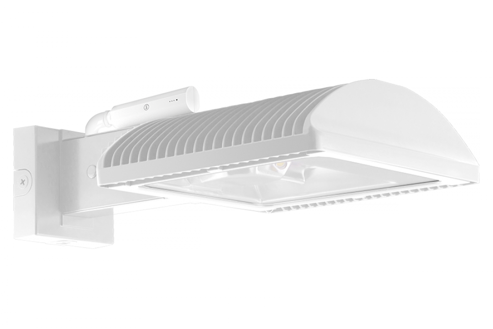 WALL PACKS 16909 LUMENS WPLED TYPE II 150W 3000K 0-10V DIMMING LIGHTCLOUD CONTROLLER WHITE