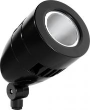 RAB Lighting HSLED13YDCB - LFLOOD SPOT 13W DC WARM LED 12V 24V WITH HOOD & LENS BLACK