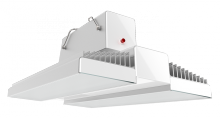 RAB Lighting RAIL150/LC/E - HIBAY 20154 LUMENS RAIL 150W 5000K LED 120V-277V LIGHTCLOUD CONTROLLER BATTERY BACKUP WHITE/ALUMIN