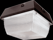 RAB Lighting VAN3F32QT - VANDALPROOF 2400 LUMENS VAN3 9 INCHES X 9 INCHES CEILING 32W CFL QT BRONZE