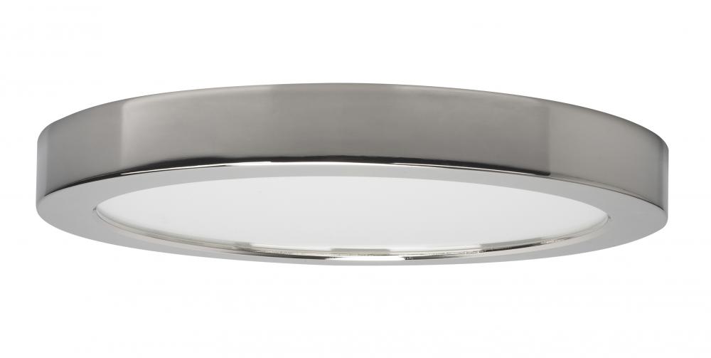 Blink - 18.5W- 9" Surface Mount LED - 3000K- Round Shape - Polished Chrome Finish - 120V